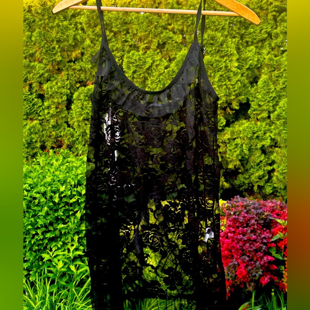 “Penthouse” Black Lace Lingerie (L/XL)